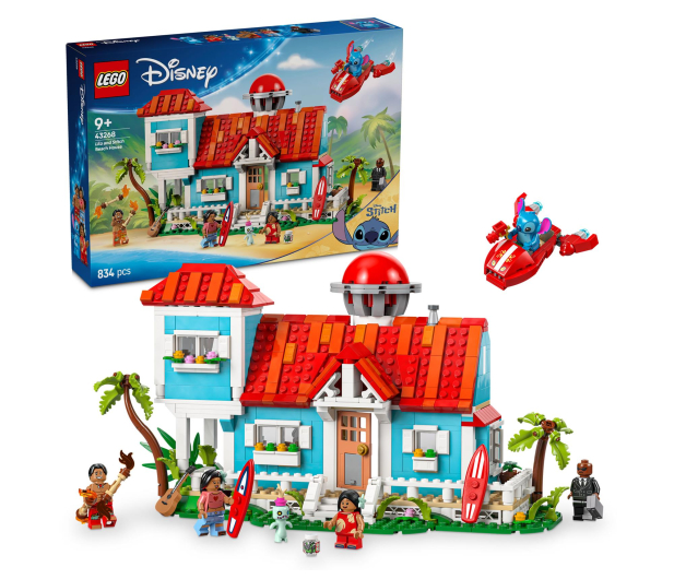 LEGO Disney 43268 Domek na plaży Lilo i Stitcha - 1308202 - zdjęcie 2